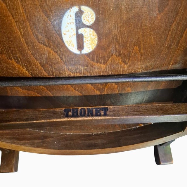 A beautiful pair of 1960s cinema chairs made by the famous Austrian brand Thonet. Vintage as unique pieces selected for...