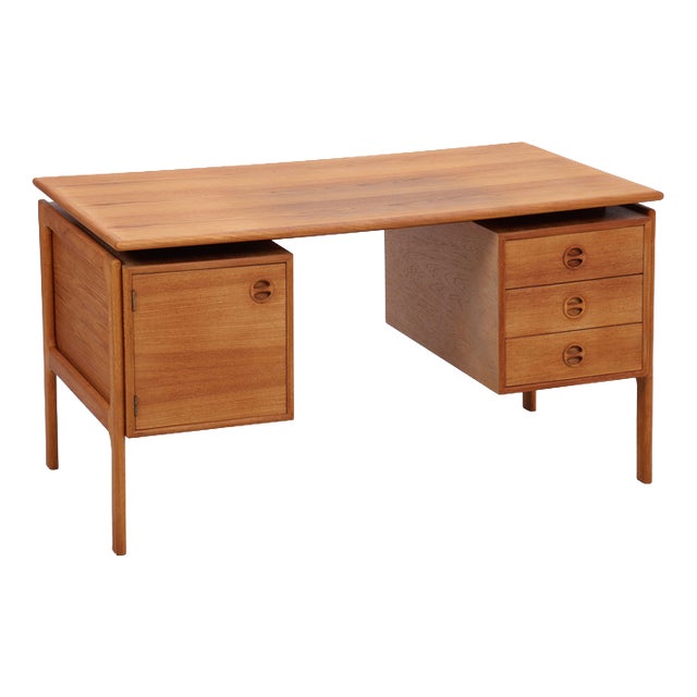 Mid-Century Danish Teak Desk by Arne Vodder, 1960s For Sale