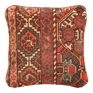 Pasargad Vintage Hand Knotted Farahan Rug Pillow For Sale