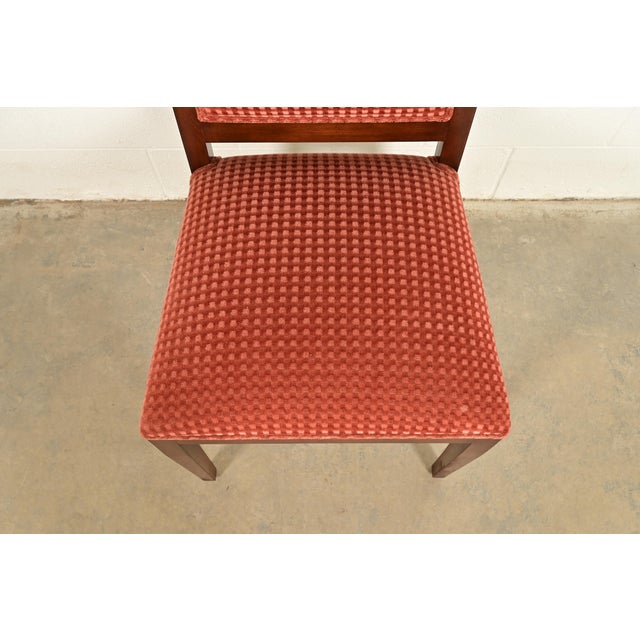 Wood Smith & Watson Regency Carved Mahogany Side Chairs or Dining Chairs, Pair For Sale - Image 7 of 14