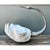 Vintage Monumental Metal and Clam Shell Swan Centerpiece For Sale In West Palm - Image 6 of 12