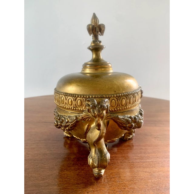 Neoclassical Lidded Bowl With Ram's Heads For Sale In South Bend - Image 6 of 10