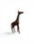 Vintage Leather Wrapped African Giraffe Figurine 18” Tall. For Sale - Image 9 of 10