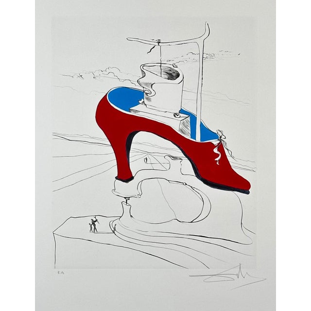ARTIST: Salvador Dali TITLE: After 50 Years of Surrealism The Curse Conquered MEDIUM: Etching SIGNED: Hand Signed EDITION...