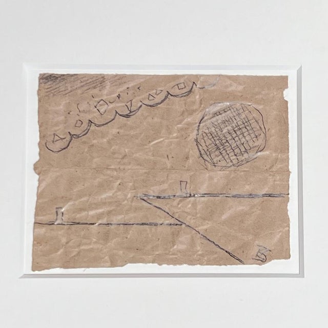 Rudolf Bauer, Bauhaus Style Prison, 1938, Pencil Drawing For Sale - Image 4 of 12