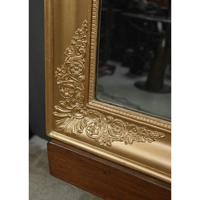 Mid-Century Modern Giltwood Mirror For Sale - Image 9 of 13