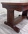 Early 20th Century Antique Mission Oak Trestle Pedestal Base Library Table Console Hall Table For Sale - Image 5 of 14