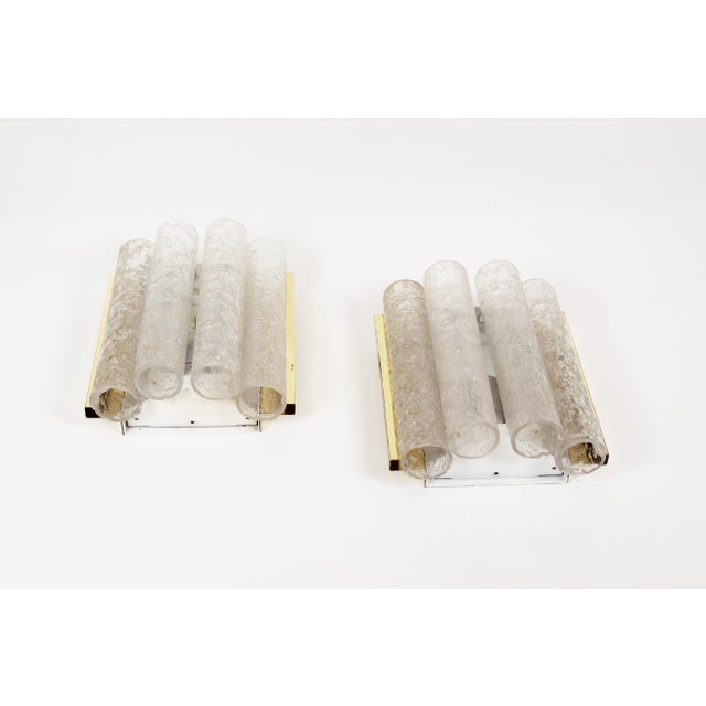 Wall Lamps in Brass and Glass from Doria Leuchten, 1970s, Set of 2 For Sale - Image 6 of 8