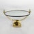 Vintage Mid Century Charles Hollis Jones Brass and Lucite Double Sided Oval Tabletop Mirror For Sale - Image 10 of 10