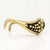 Signed Mid-Century Stephen Burr Brutalist Cast Brass & Agate Cabochon Bracelet For Sale - Image 9 of 11