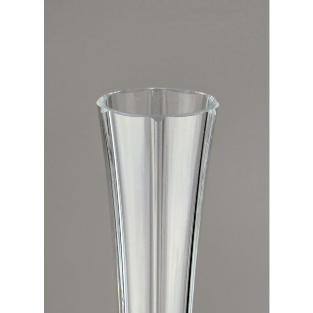 Mid-Century Modern Crystal Vase by Bohemia Crystalex, Czech Republic, 1990s For Sale - Image 3 of 18