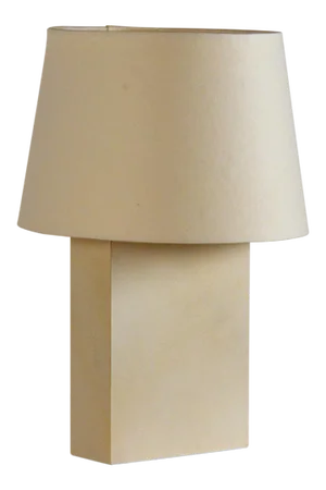 Chic 'Bloc' Parchment Table Lamp by Design Frères