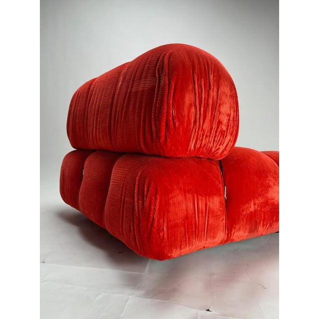 First Edition Camaleonda Lounge Chair in Velvet by Mario Bellini for C&B Italia, 1973 For Sale - Image 6 of 13