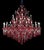 Glass Maria Theresa 30 Lights Chandelier in Colored Artisan Crystal by Aggiolight For Sale - Image 7 of 10