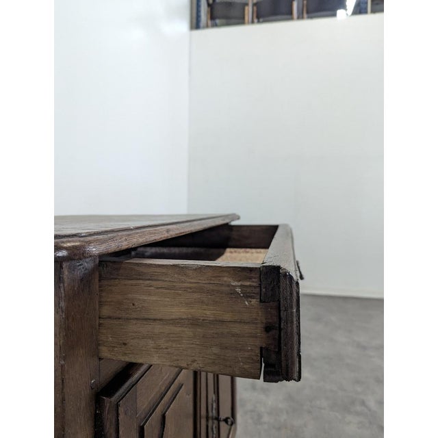 Vintage Community Buffet in Wood For Sale - Image 3 of 6