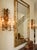 Pair of Vintage Gilt Metal Pineapple Wall Sconces For Sale - Image 11 of 12