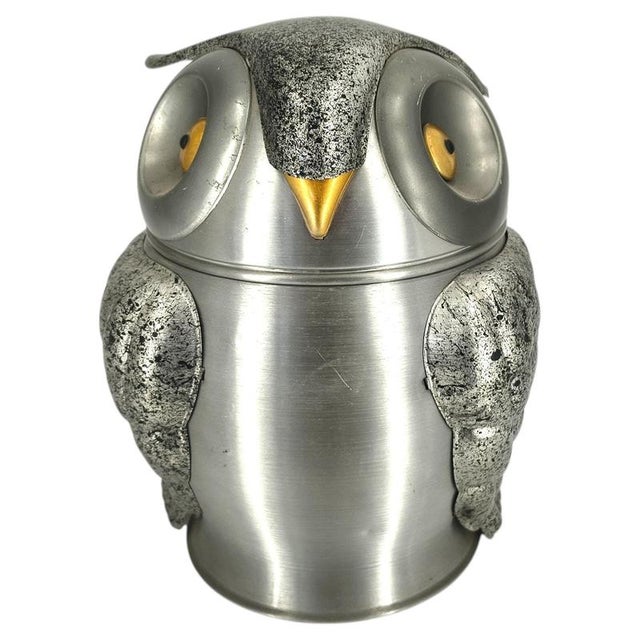 Owl-Shaped Ice Bucket, Italy, 1960s For Sale - Image 11 of 11