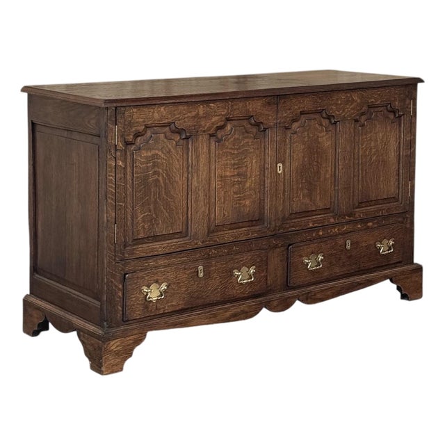 18th Century English Oak Mule Sideboard ~ Chest ~ Credenza For Sale