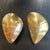 Mid Century Modern Brass Wall Sconces- Pair