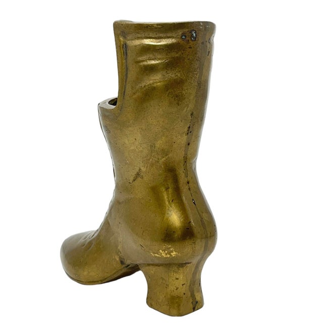 Vintage Brass Boot For Sale - Image 4 of 6