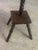 American Vintage Mid-Century Colonial Revival Turned Wood Pedestal Accent Table For Sale - Image 3 of 6