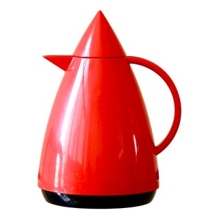 Vintage Red Thermos Flask by Emsa Brasil, 1980s For Sale