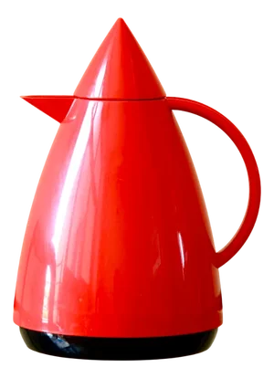Vintage Red Thermos Flask by Emsa Brasil, 1980s