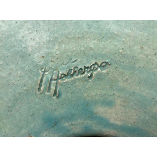 Brown Danish Studio Ceramic Pendant Lamp by Jette Hellerøe, 1970s For Sale - Image 8 of 18