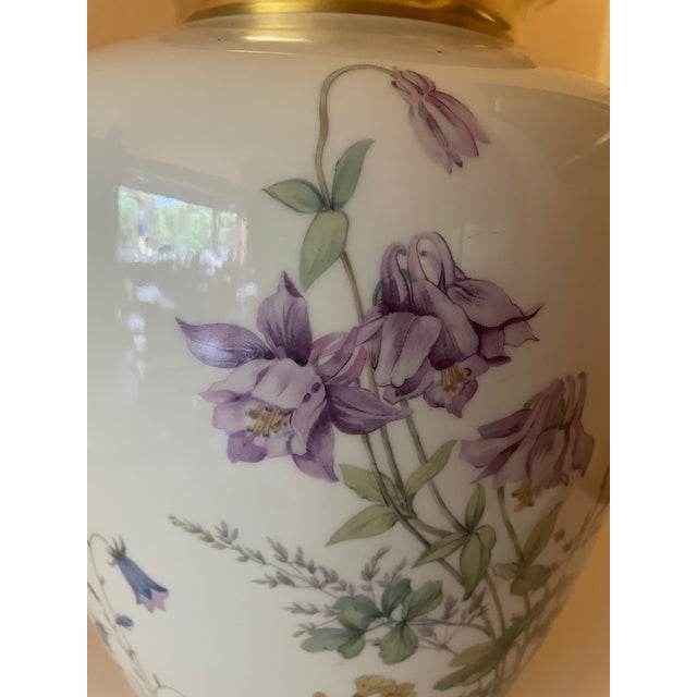 Ceramic Large Wiesengrund und Bergeshöhn Vase in Porcelain from K&K Krautheim Selb Bavaria, Germany, 1940s For Sale - Image 7 of 11