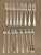 Mid 20th Century Mid 20th Century Complete Waldorf Astoria Art Deco Engraved Silverware Set For Sale - Image 5 of 8
