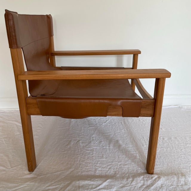Contemporary Vintage 70’s Karin Mobring for Ikea Natura Lounge Chair For Sale - Image 3 of 12