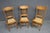 Wood Set of 4 Larkin No. 1 Press Back Quarter Sawn Oak Side Chairs For Sale - Image 7 of 15