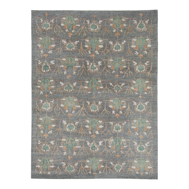 Turkish Oushak Rug 9'5" x 12'6" #20374 For Sale