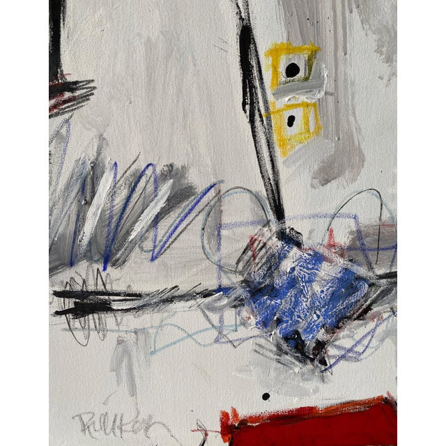 An original abstract acrylic on canvas painting by contemporary Abstract Expressionist artist Robbie Kemper (Cincinnati;...