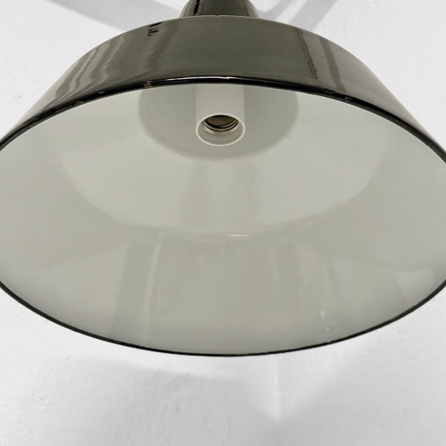 Vintage Industrial Pendant Lamp from Louis Poulsen, Denmark, 1940s For Sale - Image 6 of 9