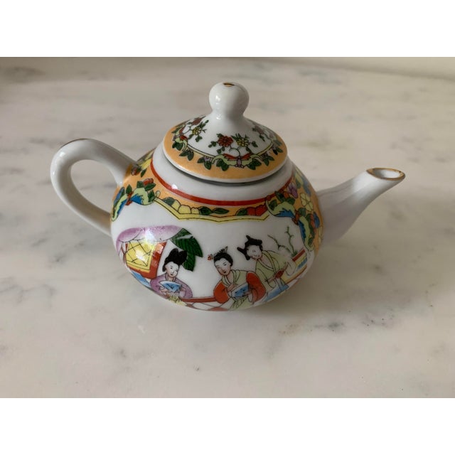 Chinese Chinaware Tea Set 8 Piece Chairish