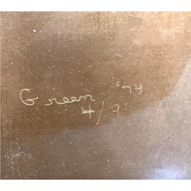 Mid-Century Modern Modernist Abstract Copper Relief Wall Sculpture For Sale - Image 3 of 6