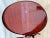 Brown Vintage Mersman Accent Oval Side Tables, Lyre Harp Base, Mahogany Set of Two For Sale - Image 8 of 18