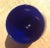 Contemporary Cobalt Blue Mexican Art Glass Vase For Sale - Image 3 of 5