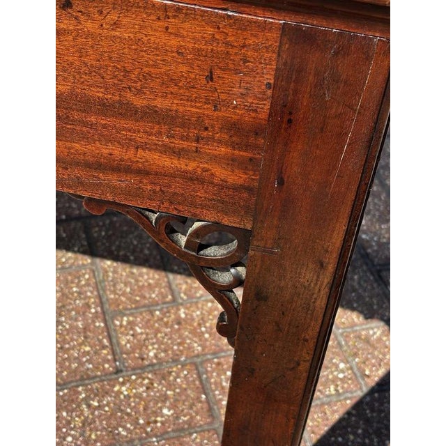 English Georgian Mahogany Architects Desk For Sale - Image 10 of 18