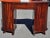 Traditional Mid 20th Century Solid Mahogany Federal Kidney Desk For Sale - Image 3 of 6