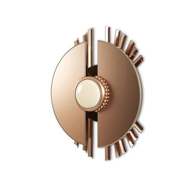 Metal Palm Wall Lamp by Creativemary For Sale - Image 7 of 9