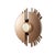 Metal Palm Wall Lamp by Creativemary For Sale - Image 7 of 9