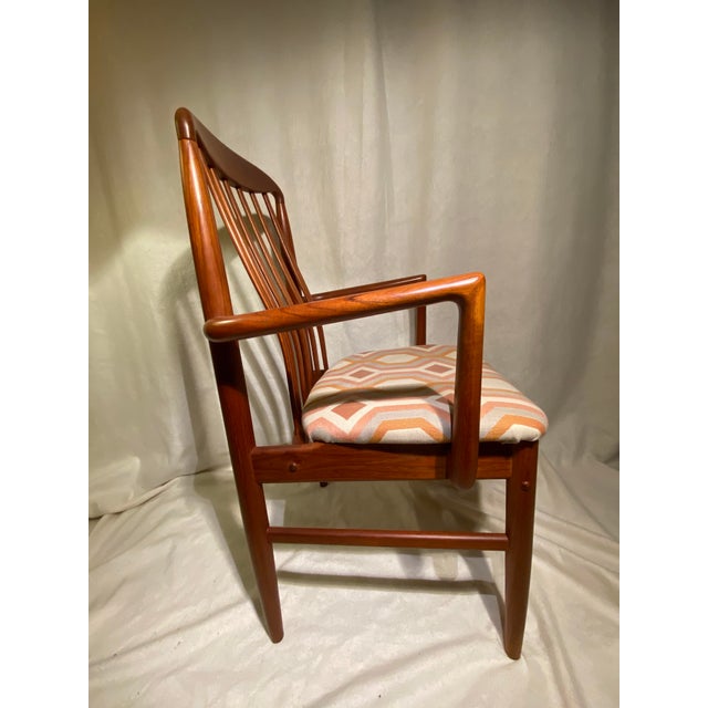 1970s Benny Linden Teak Bl10 Attributed Dining Chairs - A Pair For Sale - Image 5 of 13