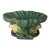 Vintage Majolica Rabbits Under Cabbage Pedestal Centerpiece Bowl For Sale