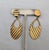 Vintage 1989 Signed Napier Goldtone Hoop Drop Clip Earrings-2 Pieces For Sale In Philadelphia - Image 6 of 9
