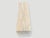 2010s Andrianna Shamaris Minimalist Bleached Teak Wood Log Style Bench For Sale - Image 5 of 5