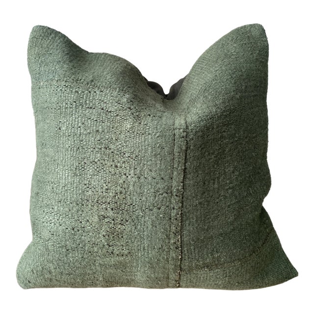 Vintage Hemp Turkish Patchwork Pillow Cover For Sale