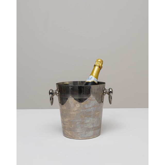 20th Century French Silver Plated Champagne Bucket For Sale - Image 17 of 18