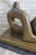 Bronze Abstract Henry Moore Bronze Metal Statue Sculpture Figure Decor on Marble Base For Sale - Image 8 of 10